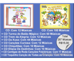 Cd Músicas para crianças