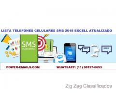 Lista Telefones Celulares Sms 2018