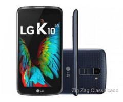 Smartphone LG K10 TV 16GB Índigo Dual Chip 4G - Câm 13MP + Selfie 8MP Flash Tela 5.3