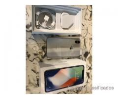 Apple iPhone X - 64GB - Prata (AT & T) A1901 (GSM) Novo