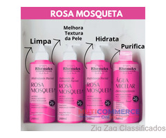 Kit Skin Care Rosa Mosqueta Completo Ultra Hidratante Rhenuks - 4 Itens