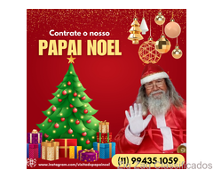 sindico receba a visita do papai Noel no condomínio