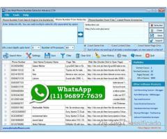 Extrator de Telefones Celulares da Internet Sms Whatsapp